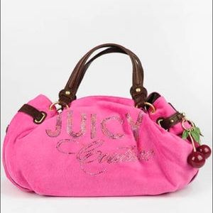 JUICY COUTURE CHIC TERRY DAY FLUFFY BAG XL vintage